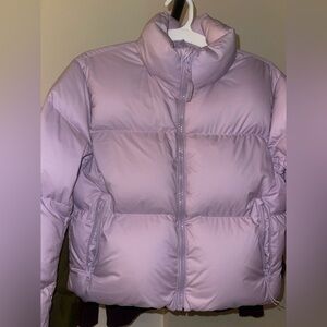 TNA Aritzia Mega Puff Women's Light Lilac Jacket Size XS
